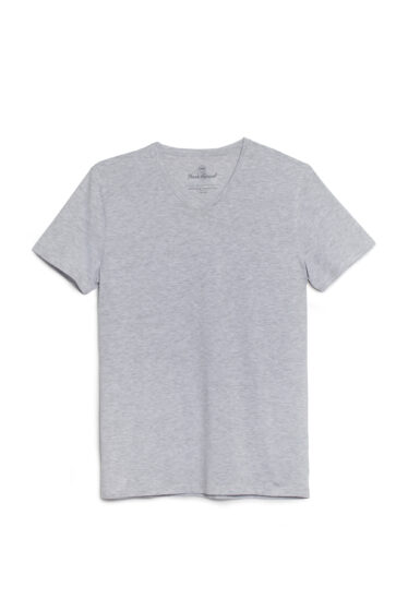 חולצת טי עם צווארון וי