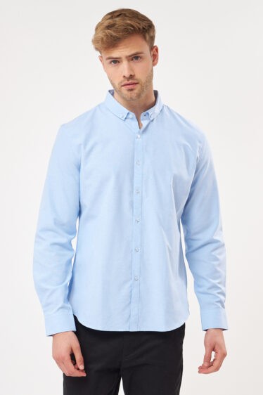 חולצה מכופתרת אוקספורד קלאסית