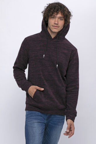 סוויטשירט קפוצ'ון בד פליז סוויטשירט קפוצ'ון בד פליז