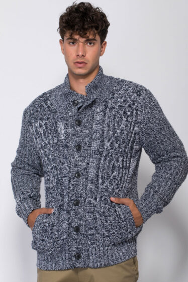 סוודר קרדיגן עבה