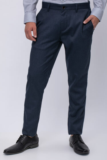 מכנס אלגנט מלנש גזרה ישרה עם סיומת רגל צרה