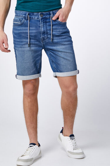 מכנס ברמודה ג'רסי שילוב שרוך