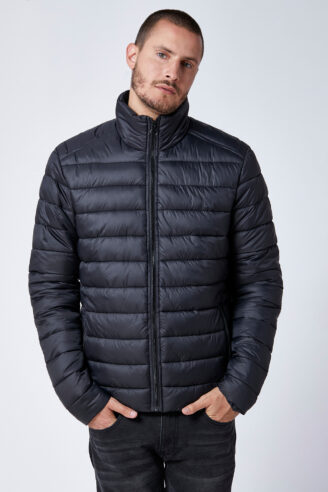 מעיל במראה פוך zip 2 מעיל במראה פוך