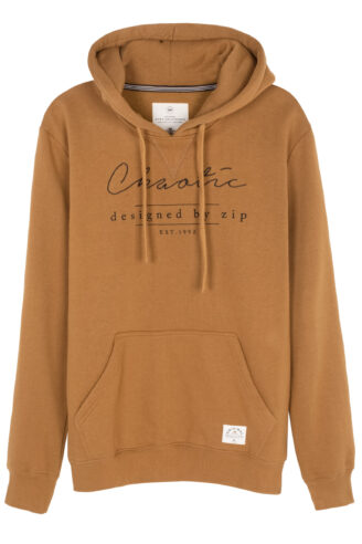 סוויטשירט פוטר קפוצ'ון עם רקמה והדפס סוויטשירט פוטר קפוצ'ון עם רקמה והדפס