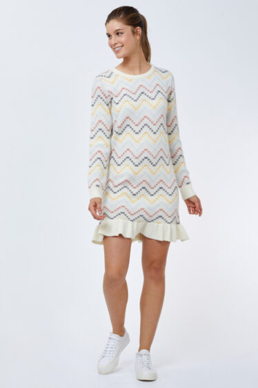 טוניקת סריג זיגזג