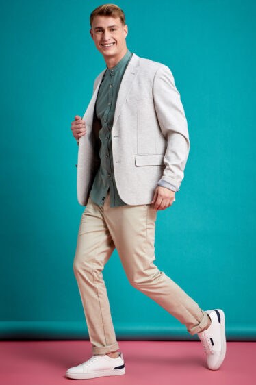 מכנס אלגנט BRUSH גזרה ישרה