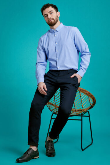 מכנס אלגנט SATIN גזרה צרה