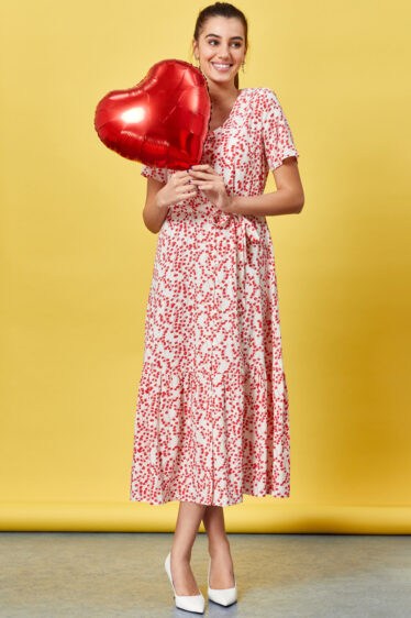 שמלת פרחים כפרית