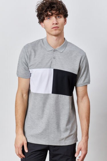 חולצת פולו פיקה שילוב צבעים