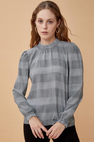 חולצת אריג מודפסת