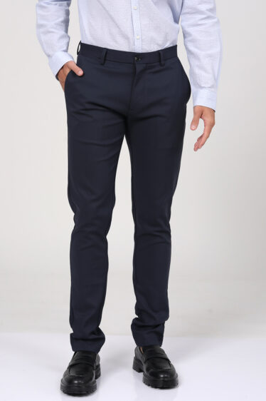 מכנסי אלגנט חלקים בגזרה צרה