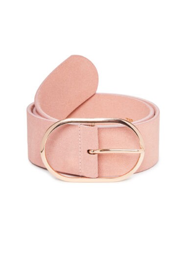 חגורת סוויד רחבה