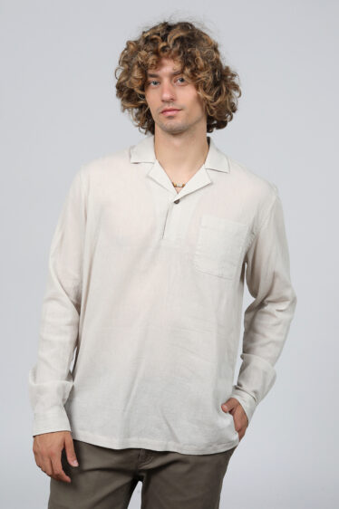 חולצת גלביה פולו בד crep