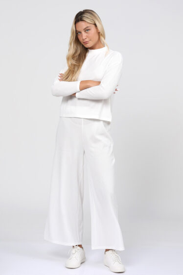 חולצת סריג גזרת BOX