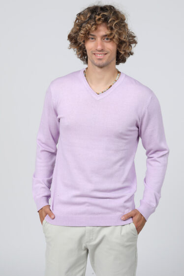 סריג בייסיק צווארון וי