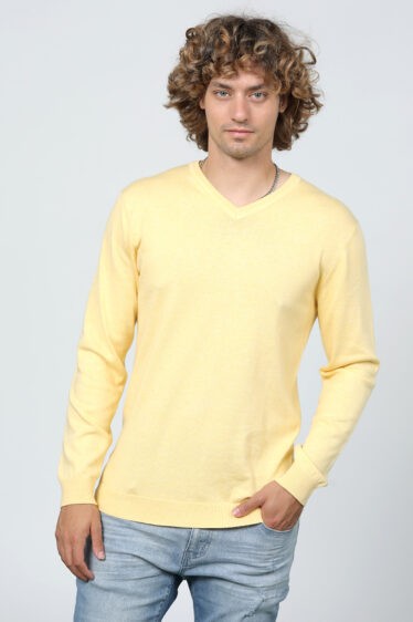 סריג בייסיק צווארון וי