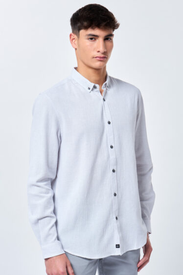 חולצה מכופתרת בד RAW