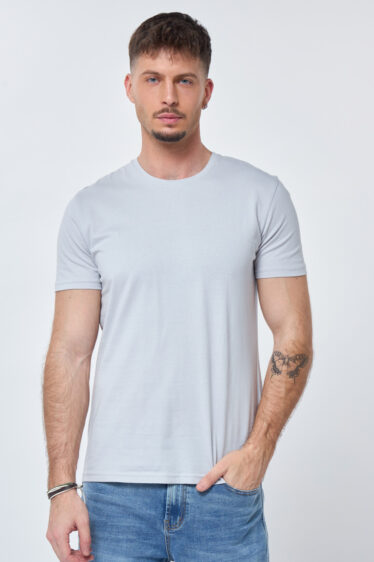 חולצת טי בסיס ,צווארון עגול