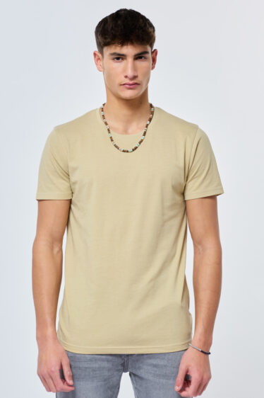 חולצת טי בסיס ,צווארון עגול