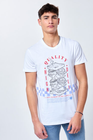 חולצת טי הדפס איור