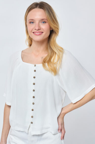 חולצת טבע לבנה