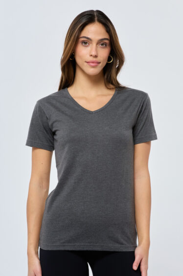 טי שירט בייסיק צווארון V