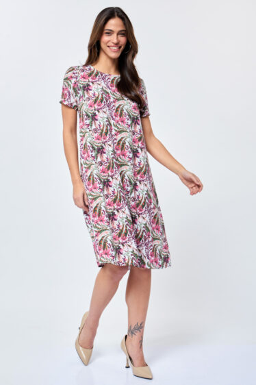 שמלת פרומו דפוס פייזלי