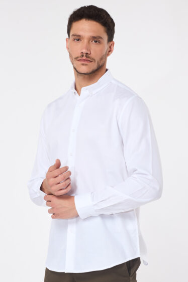 חולצה מכופתרת אלגנט Dobby Checkered