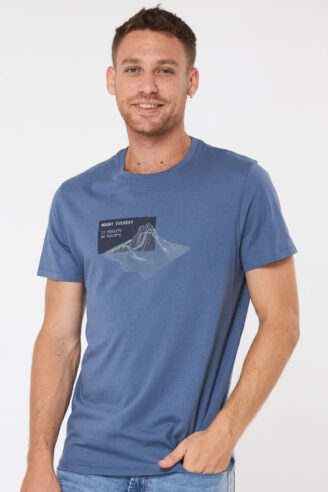 חולצת טי הדפס Mount Everest zip 2 חולצת טי הדפס Mount Everest