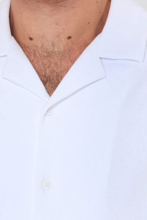 ⁦חולצה מכופתרת שרוול קצר ג`רסי ריב⁩ – תמונה ⁦2⁩