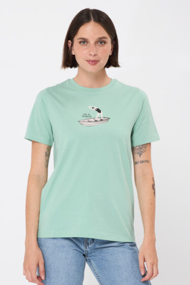 חולצת טי שירט הדפס - Viva Le Weekend