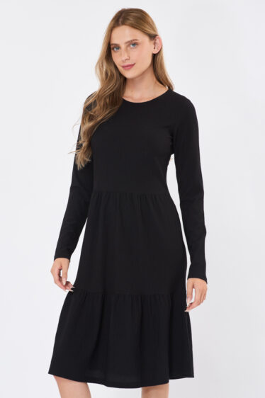 שמלת קומות סריג כיפית