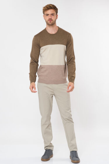 סריג בייסיק tricolor - שילוב 2