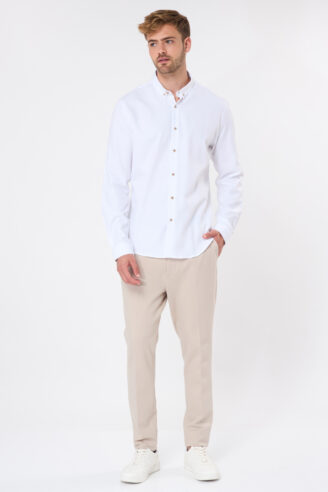 מכנסי אלגנט ג'רסי – אבן zip 2 מכנסי אלגנט ג'רסי - אבן