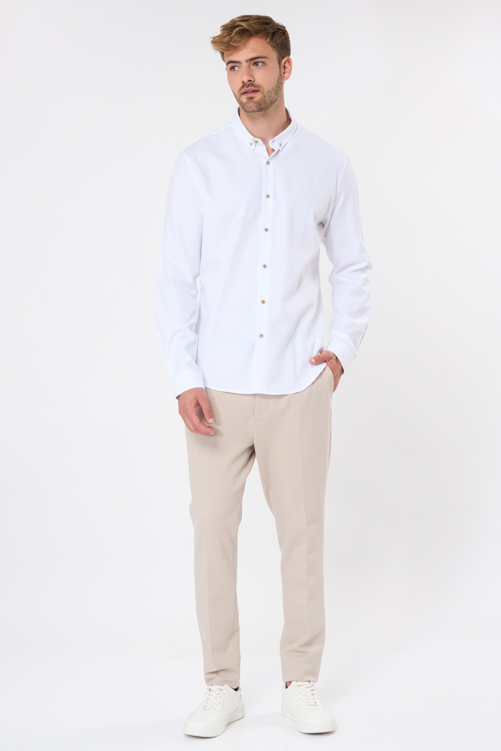 מכנסי אלגנט ג'רסי – אבן zip 3 9021063-1569 (1)