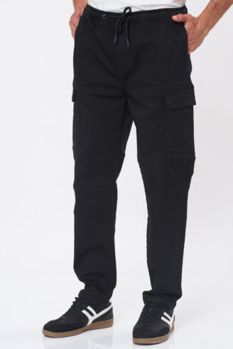 מכנסי דגמ"ח כיס משולב – שחור zip 2 מכנסי דגמ"ח כיס משולב - שחור