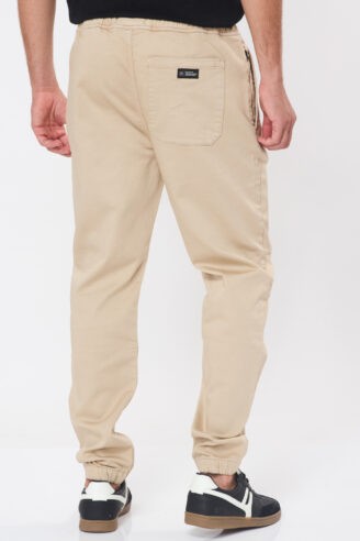 מכנסי terry jogger - ירוק בהיר