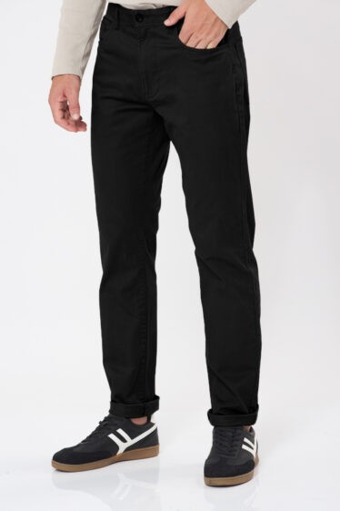 מכנסיים  5 כיסים - שחור
