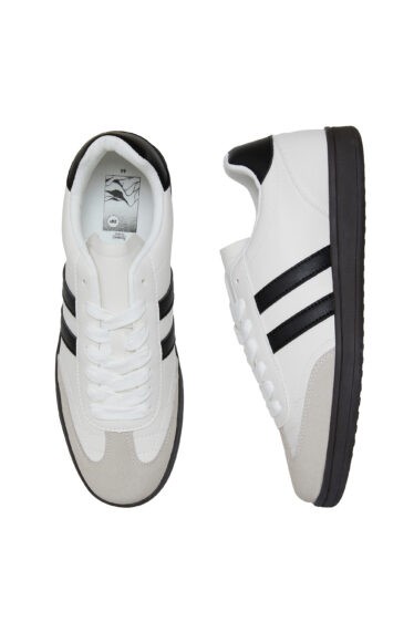 נעל סניקרס פסי צד - לבן