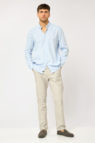 חולצה מכופתרת RAW - תכלת