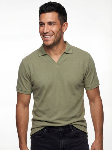 חולצת פולו פיקה ספליט - מנתה מעושן