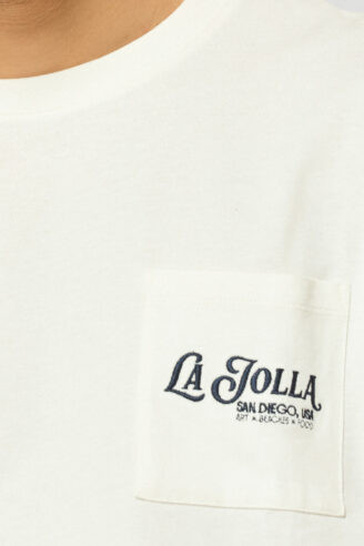 חולצת טי heavy weight כיס - לבן