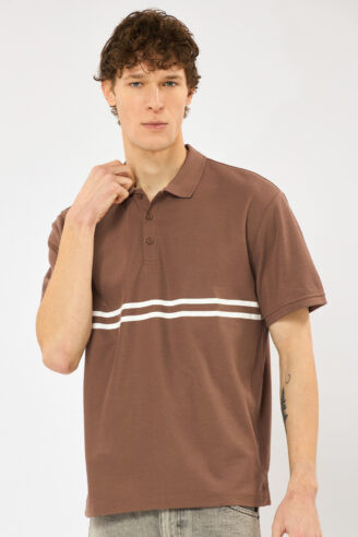 פולו פיקה בוקסי פסים - חמרה