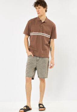 פולו פיקה בוקסי פסים - חמרה