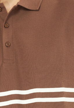 פולו פיקה בוקסי פסים - חמרה