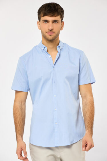 חולצה מכופתרת אלגנטית fill-a-fill - תכלת