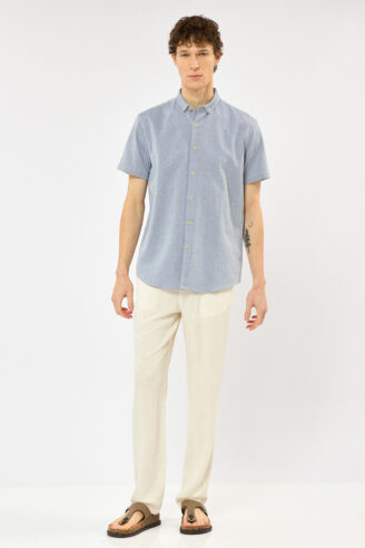 חולצה מכופתרת RAW - כחול בהיר