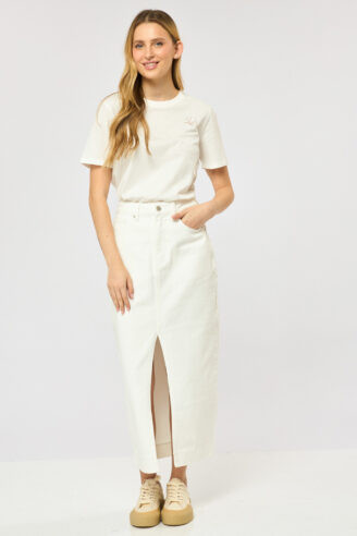 טי שירט קרואסון - לבן