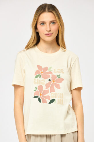 טי שירט Let the sun in - אבן טי שירט Let the sun in - אבן