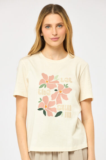 טי שירט Let the sun in - אבן